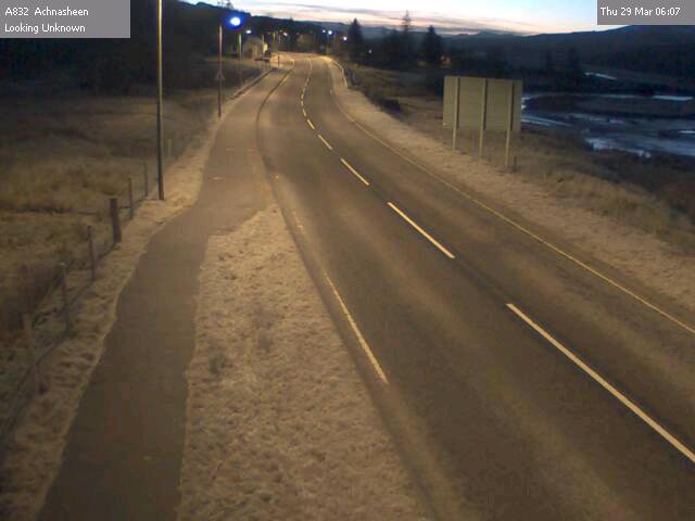 Very cold start this morning with air and roads well below zero in most places with risk of ice.  Showery from mid-day possible falling as snow on higher routes. Temps drop again tonight, giving risk of ice where roads are wet.