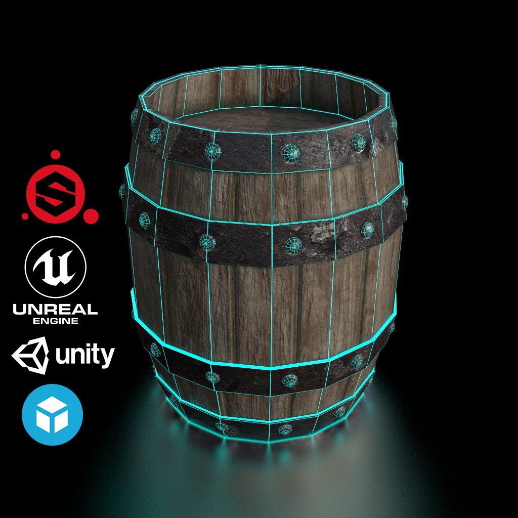 2018/03/29 WineBarrel_D180323

Sketchfab Link : skfb.ly/6xM7n

#3dmodeling #3DModel #sketchfab #store #3D #render #weapons #metal #UE4  #Iray #PBR #2KTexture #gamedev #Assets #HIE 
#treasure #Caribbean #barrel #medieval #pirate #wood