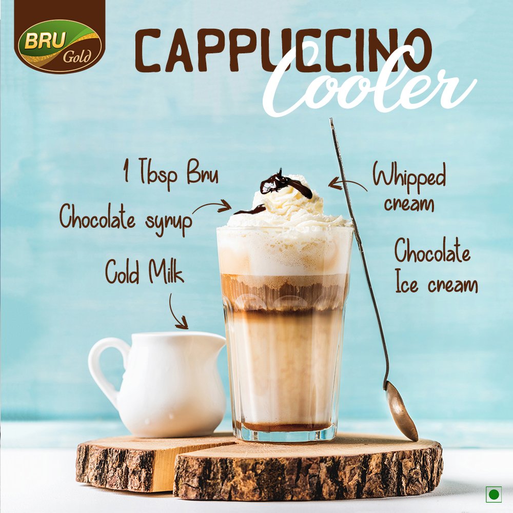 Take a sip of this lip-smacking coffee cooler and beat the scorching heat!

#ColdCoffee #BruLove #BruGold #CoffeeLovers #CoffeeLove #CoffeeRecipe #AuthenticCoffee #BeatTheHeat #CoffeeCooler