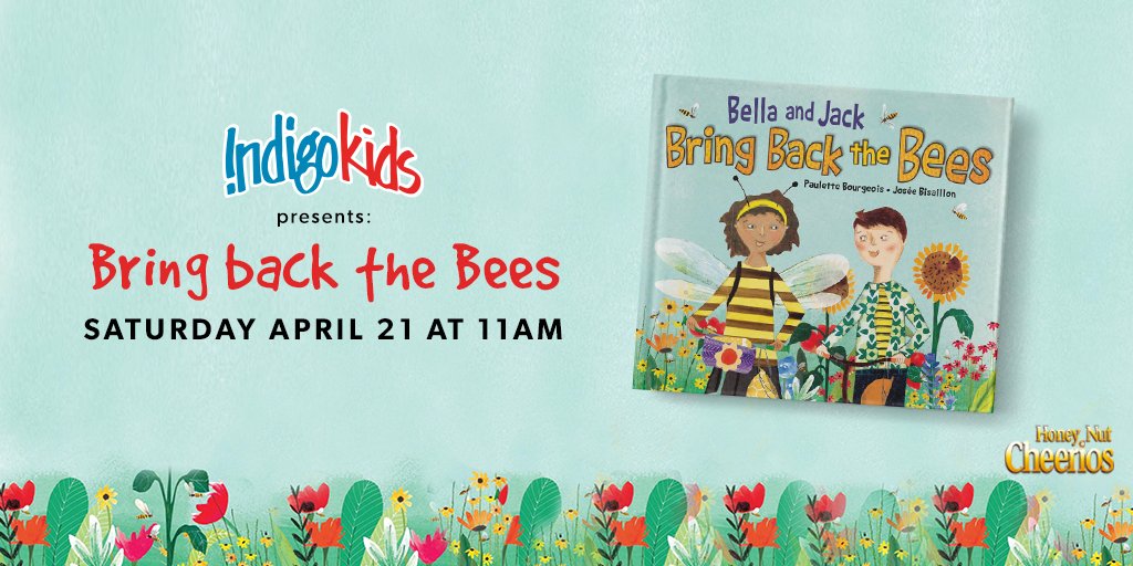Join your local store on Saturday, April 21 at 11am us to celebrate Earth Day, and learn about how you can help save the bees with a special Storytime! Plus, take home a packet of wildflower seeds to start your very own bee-friendly garden! Call your local store for details.