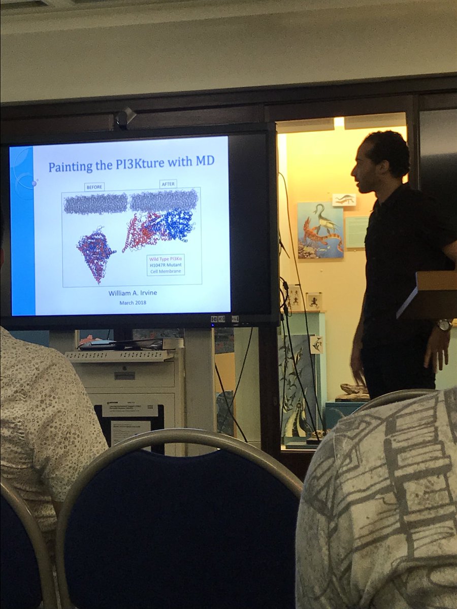 PattiPat27's tweet image. Dr. William Irvine presenting on some very important (nerdy) stuff! #MyNerd #ProudWife #MolecularDynamics