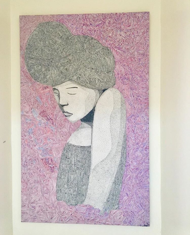 Artist David Maina 🎨😊 #artgallery