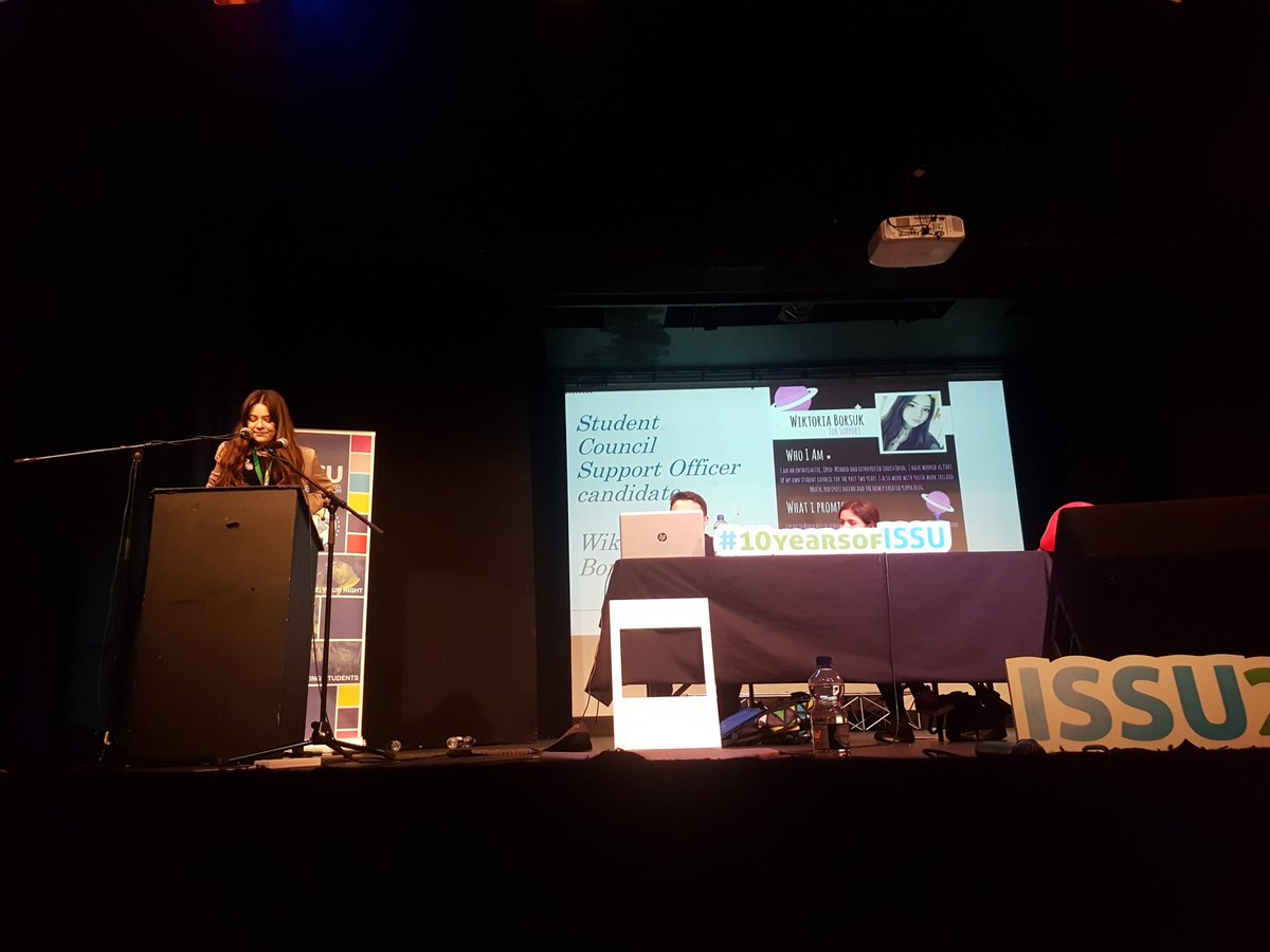 pres_sc's tweet photo. Listening to the speeches for elections soon! Ready to vote! #10yearsofISSU #ISSU18 #studentvoice https://t.co/4HLpOqs22c