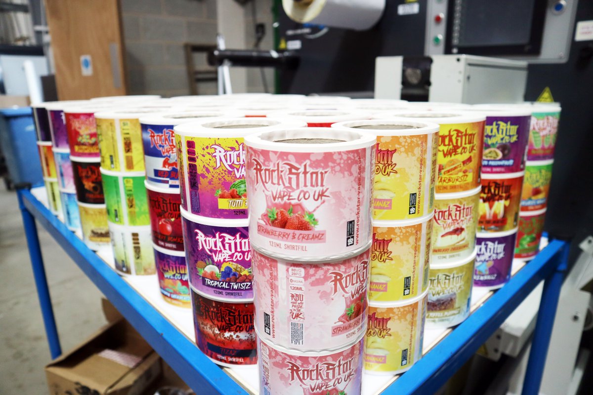 DSPcouk's tweet image. How amazing are these vape labels? Take a minute to look through these, your time won't be wasted! #VapeLabels #DiscountStickerPrinting #LabelPrinting