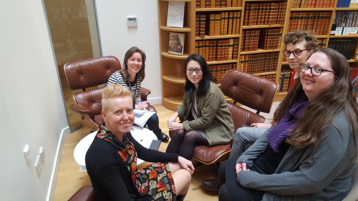 claire6thompson's tweet photo. .@rpharms #science &amp; #research team busy planning the next Summit. Watch this space for announcements! #Pharmacy24 @hrescience @yen_greenleaf @pmwhitelaw @_londonvictoria https://t.co/DtB9y1YF65