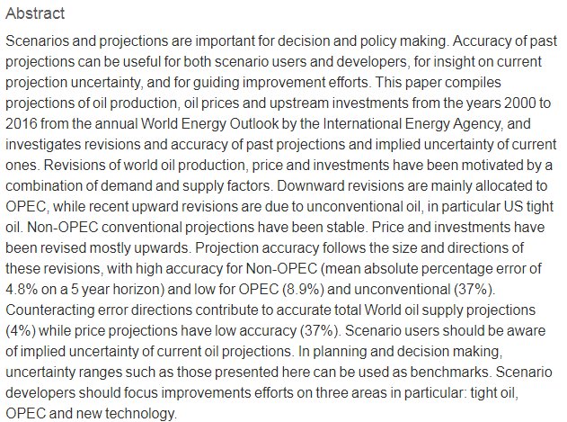 JKempEnergy's tweet photo. [MUST READ] IEA oil projections -- revisions, accuracy and uncertainty: https://t.co/LaksMX1WPD https://t.co/opxtkrDIqC