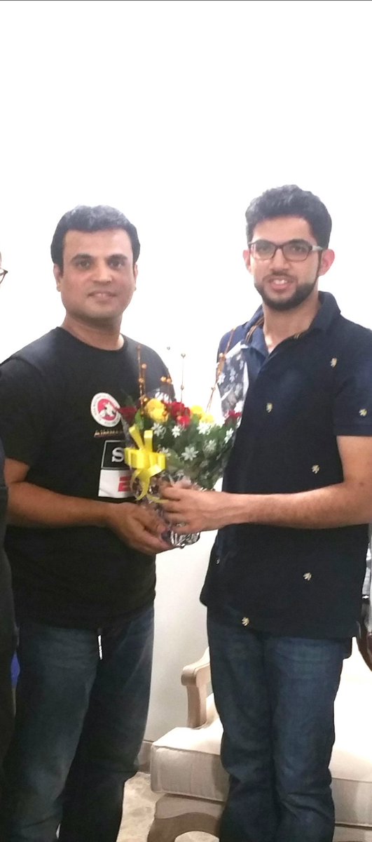 SHARIF_BAPU's tweet photo. Congratulations to Shri Aditya Thackerayji Yuva Sena Leader for a tremendous victory in the Mumbai University Senate Elections.. God Bless, hope something good is in store for the upcoming youths @AUThackeray @ShivSena @sfanow @sfanow @PA @City_Press @PTI_News https://t.co/y7K1RenepM