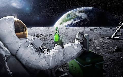 SagarTeli4's tweet photo. virat kohli found chilling on the moon after watching #SteveSmiths conference... https://t.co/KiEvrgkNj5