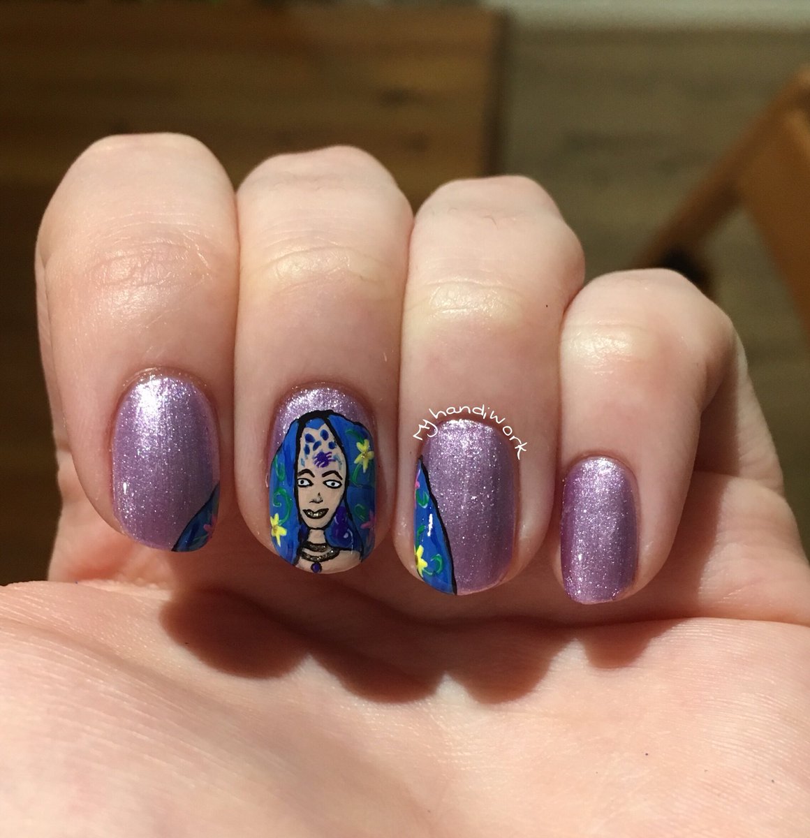 My <a href="/VioletChachki/">Violet Chachki</a> #nails ready for tonight! #twistedcircus