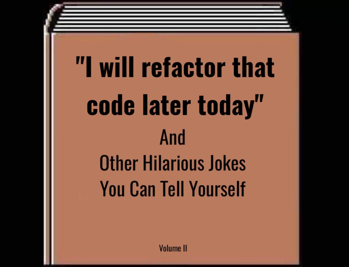 FullSTKConf's tweet photo. I promise that I will get around to it eventually https://t.co/Vbevw3HSP6