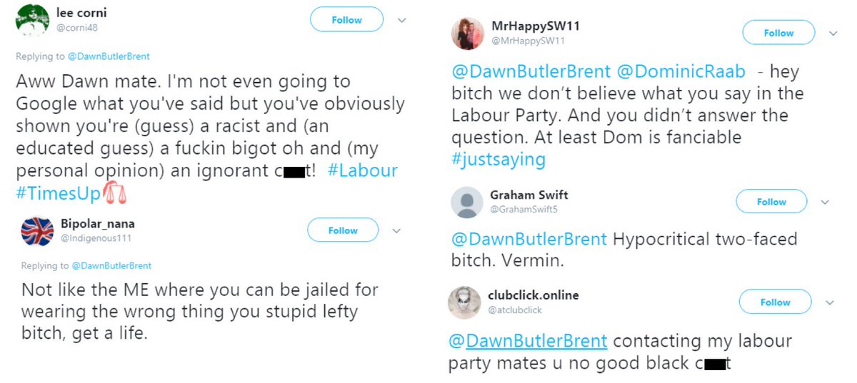 I will NEVER condone the abuse of anyone online or off line.  And below is a selection of some of the milder ones I've received. <a href="/UKLabour/">The Labour Party</a> #AbuseTalk #blametheAbuser