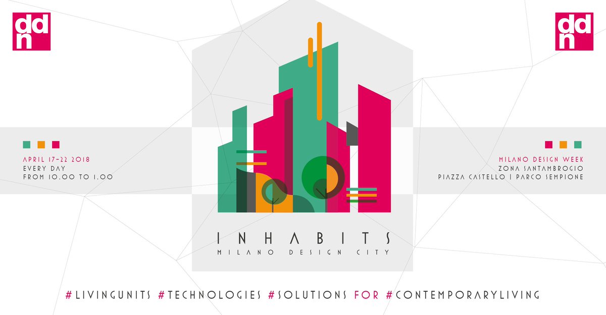 DSforDESIGN's tweet photo. [#EVENTI @fuorisalone ] * #INHABITS * un'innovativa #Design City nel cuore di Milano @ComuneMI #MDW2018 > #DSforDESIGN social media partner ufficiale https://t.co/hkfY7kgZIG https://t.co/ZzVse2ZbAc