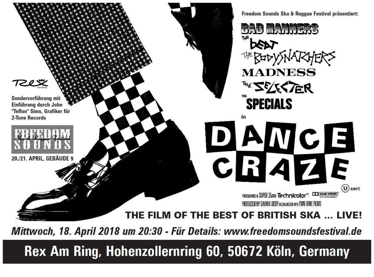 FreedomSounds's tweet photo. Das Feuer, das @TheBeat letztes Jahr beim #FSFest2017 entfachten, kam schon an die Performance ran, die man von der ursprünglichen Besetzung im Dance Craze The Film bewundern kann. https://t.co/4O5ziyytqK