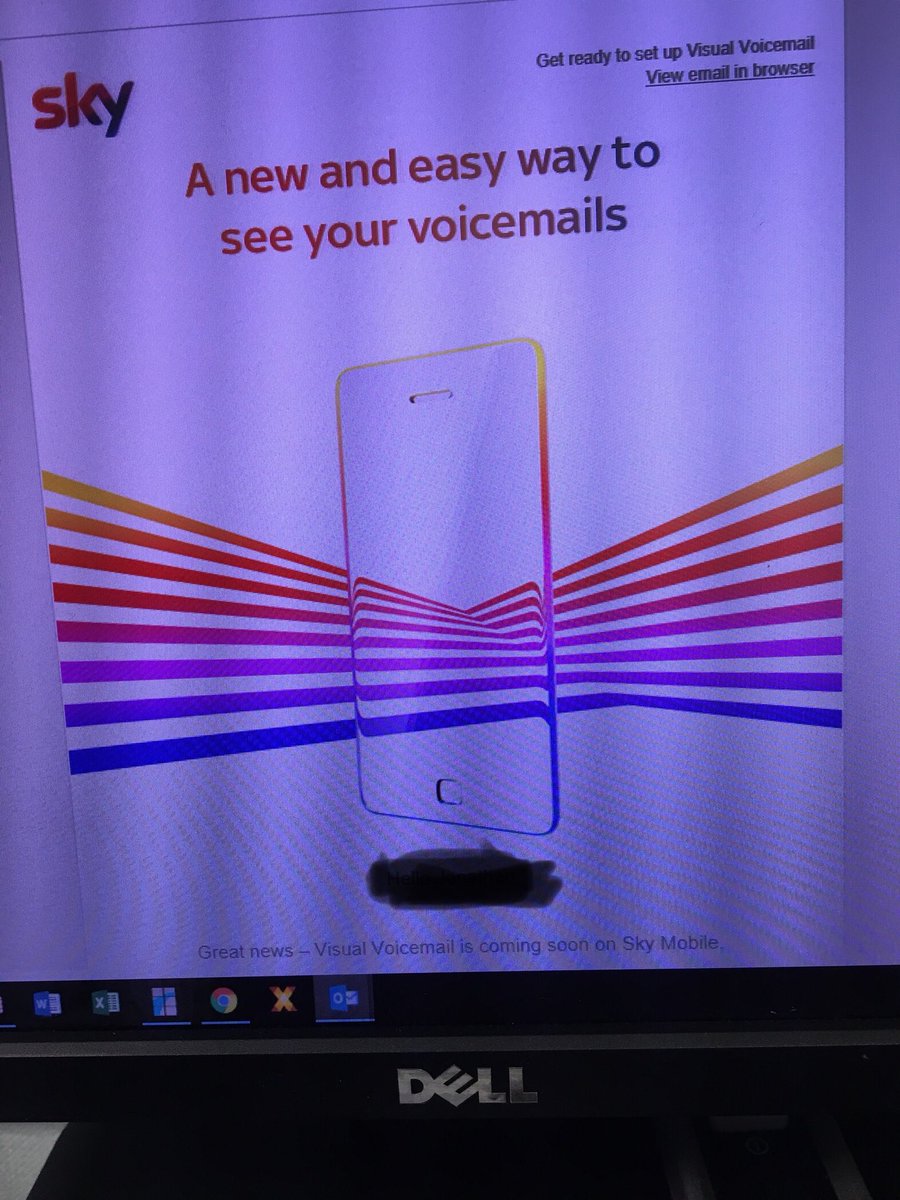 DebbieM2412's tweet image. @SkyUK be launching #VisualVoicemail like the rest of the world hasn’t already had it for years 🤣 #SkyMobile #SkyNObile