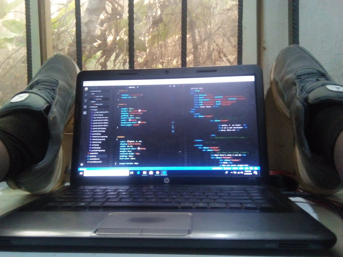 mrjamesakpan's tweet image. Not until yesterday I had just been watching and doing lil practice and projects on @treehouse it been awesome but things got really over the moon when I started building something with the knowledge the gave me. Mehn! My portfolio on the way!!! #code #codegang #YECO18