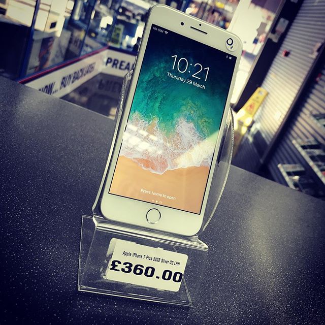 Apple iPhone 7 Plus 32GB Silver O2 JUST £360!

Trade your tech and consoles in for cash! Buy-back available. #Apple #iPhone7Plus #Mobile #Phone #Trade #Exchange #Bexleyheath
