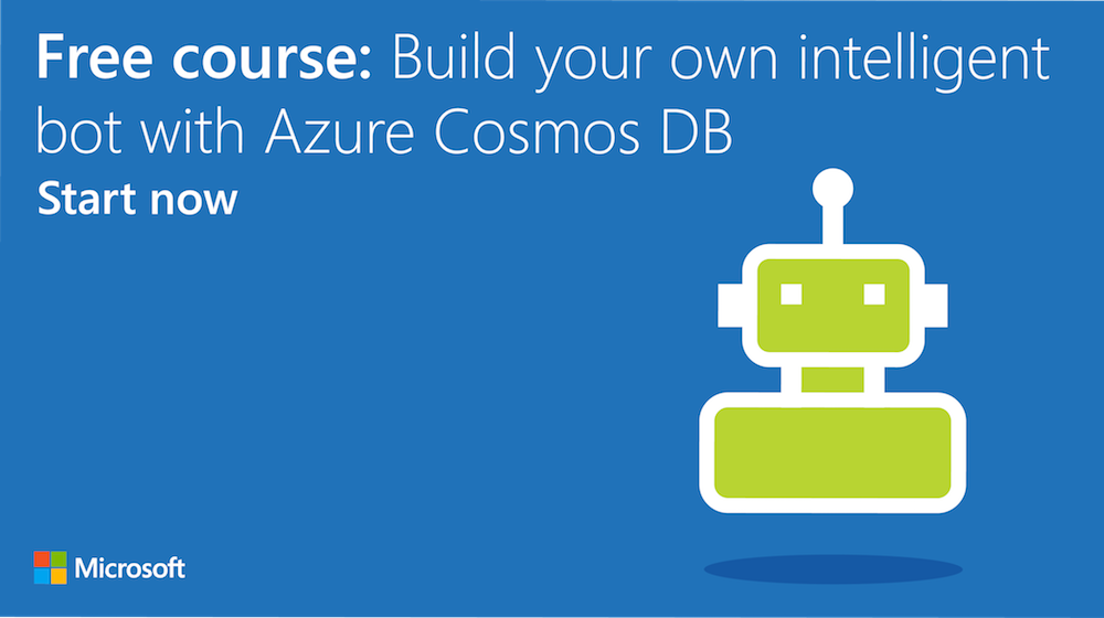 msdev's tweet photo. From creating a #Bot to playing around w/ #code in Visual Studio 2017 IDE—see how Azure Cosmos DB can work for you. Register now: https://t.co/RKkLrNQIlA https://t.co/1MQpA76DVN
