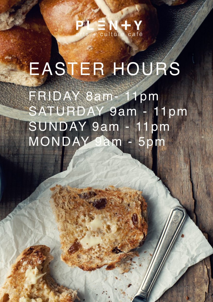 It's #Easter weekend! 🐰 We're open as normal, just a few changes! Opening time are as follows: