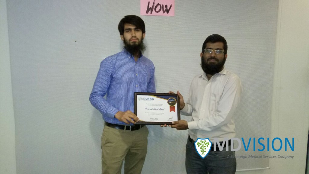 mdvisionpvtltd's tweet photo. #EmployeeOfTheMonth #Febraury #MDVision #2018 https://t.co/hE4sr8iuJo