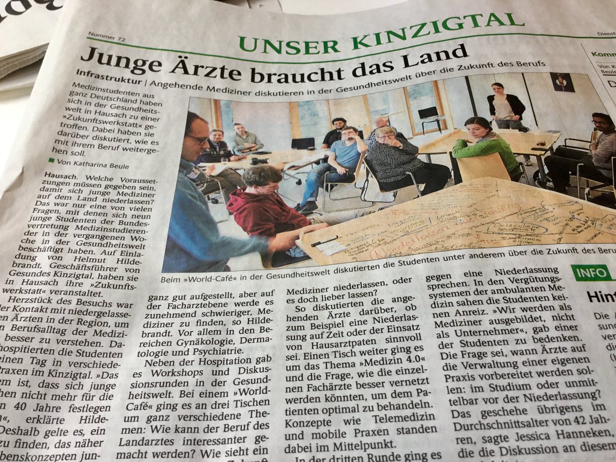 baechle's tweet image. #Mühlacker #Enzkreis #Kinzigtal #Büsum und anderswo: Das Werben der Kommunen um angehende Ärzte hat längst begonnen. Sie konkurrieren miteinander. #Ärztemangel als Thema ist in immer mehr Rathäusern angekommen. Dazu #gebloggt 
bit.ly/2pMhKCM