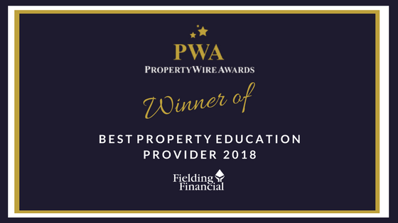 We won! We won! We won!

I’m super proud and thrilled to announce that my company Fielding Financial is officially Property Wire Awards Best Property Education Provider 2018!

Let’s keep that light sparkling...