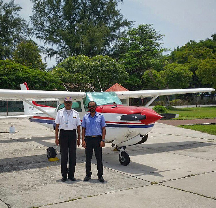 aaoamaldives's tweet photo. Congratulations Slim Hussain on passing CPL check ride successfully.
May you keep climbing new heights of success, ever, forever and after.
#cplcheckride #cplcheckridecelebrate #weareaaa #aaamaldives #asianacademyofaeronautics #cessna172rg #flyingtrainingschool #flyingacademy https://t.co/86dolEQ6oK