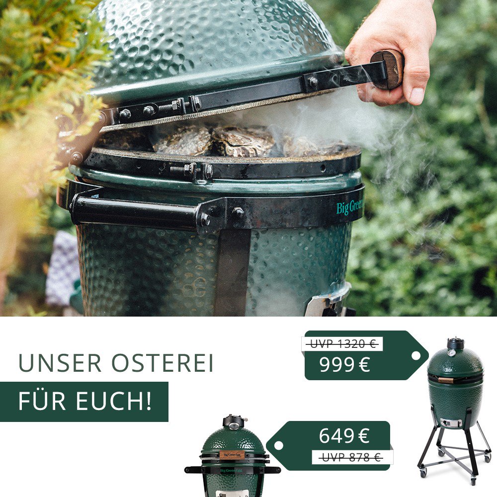 my_barbeque's tweet image. 🐰Now that’s an Easter egg🐰 To celebrate our smokin’ hot partnership with @BigGreenEgg, we are selling two different Big Green Eggs from now on until April 13th at a  real special price. Here’s the offer: bit.ly/2uuXRos