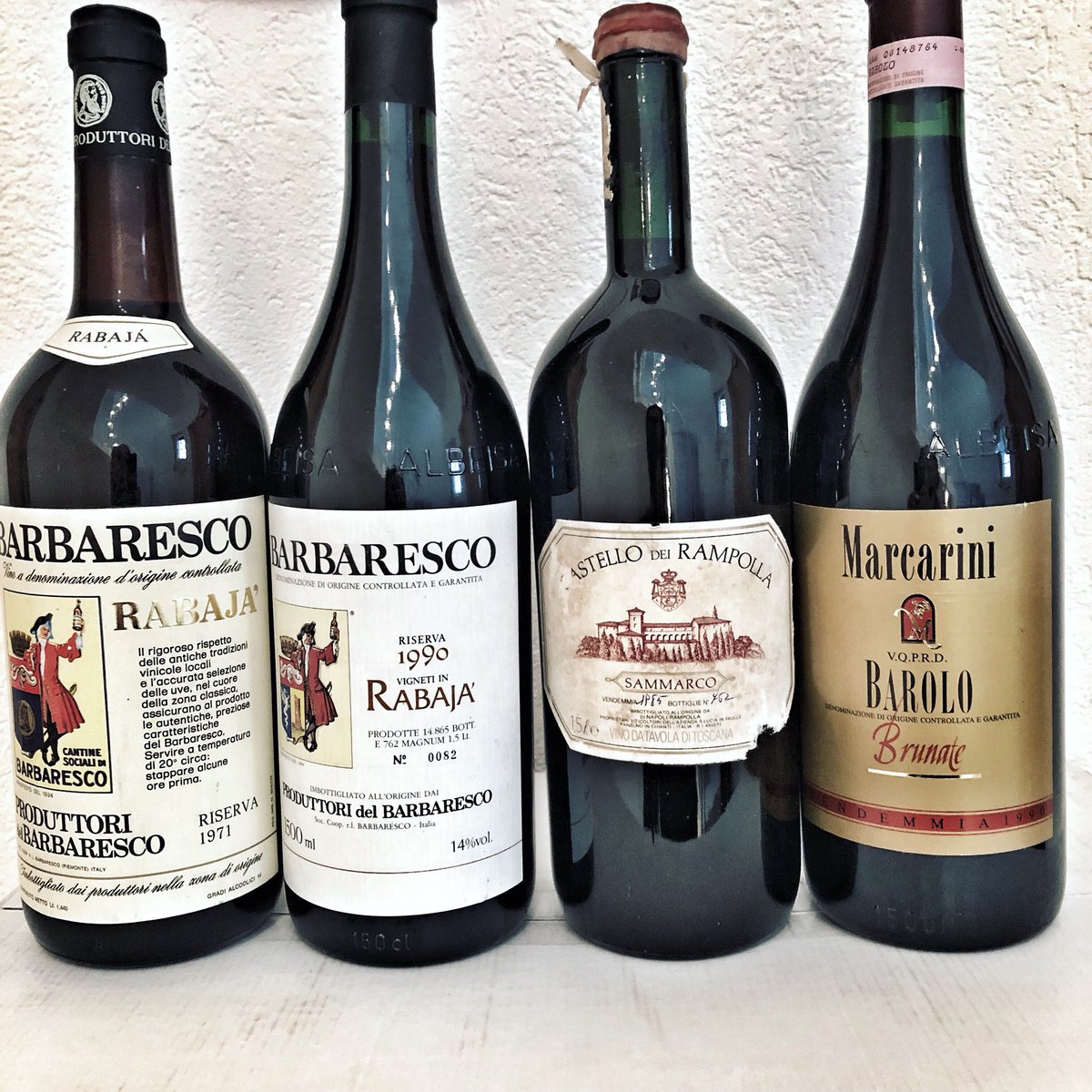 catch of the day, magnums only! 🔝🚀 #produttori #barbaresco #rabaja #barolo #marcarini #castellodeirampolla #sammarco