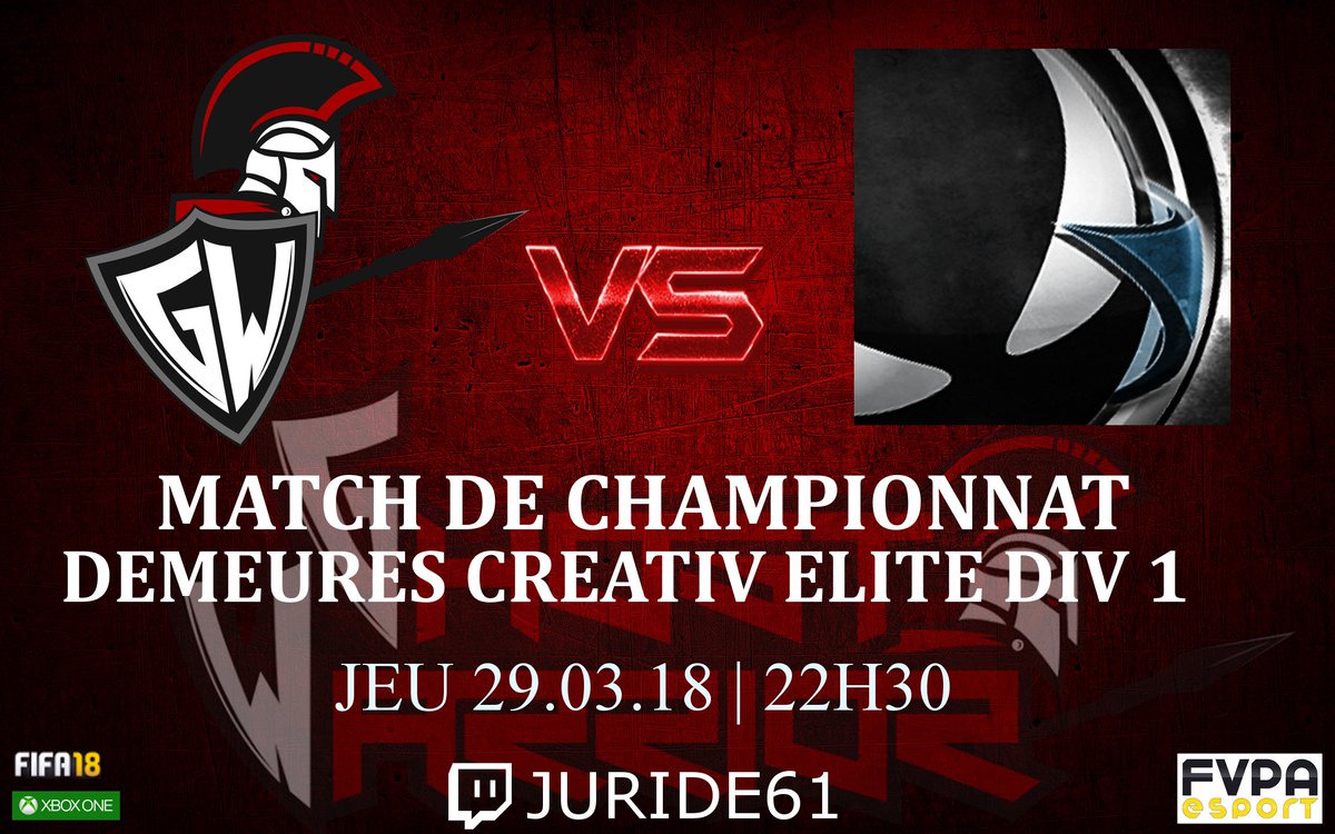 GhostWarriorFc's tweet photo. #DEMEURESCREATIV ELITE DIV1
22h30 vs @eVolved_FC
🔥Objectif REMONTADA🔥
#ROADTOWIN 💪👊
@FVPAeSport @FVPA_FR @RTduCP @DuHebdo @TactikduClubPro @Araujo_Caster https://t.co/rZZn7MRDF2