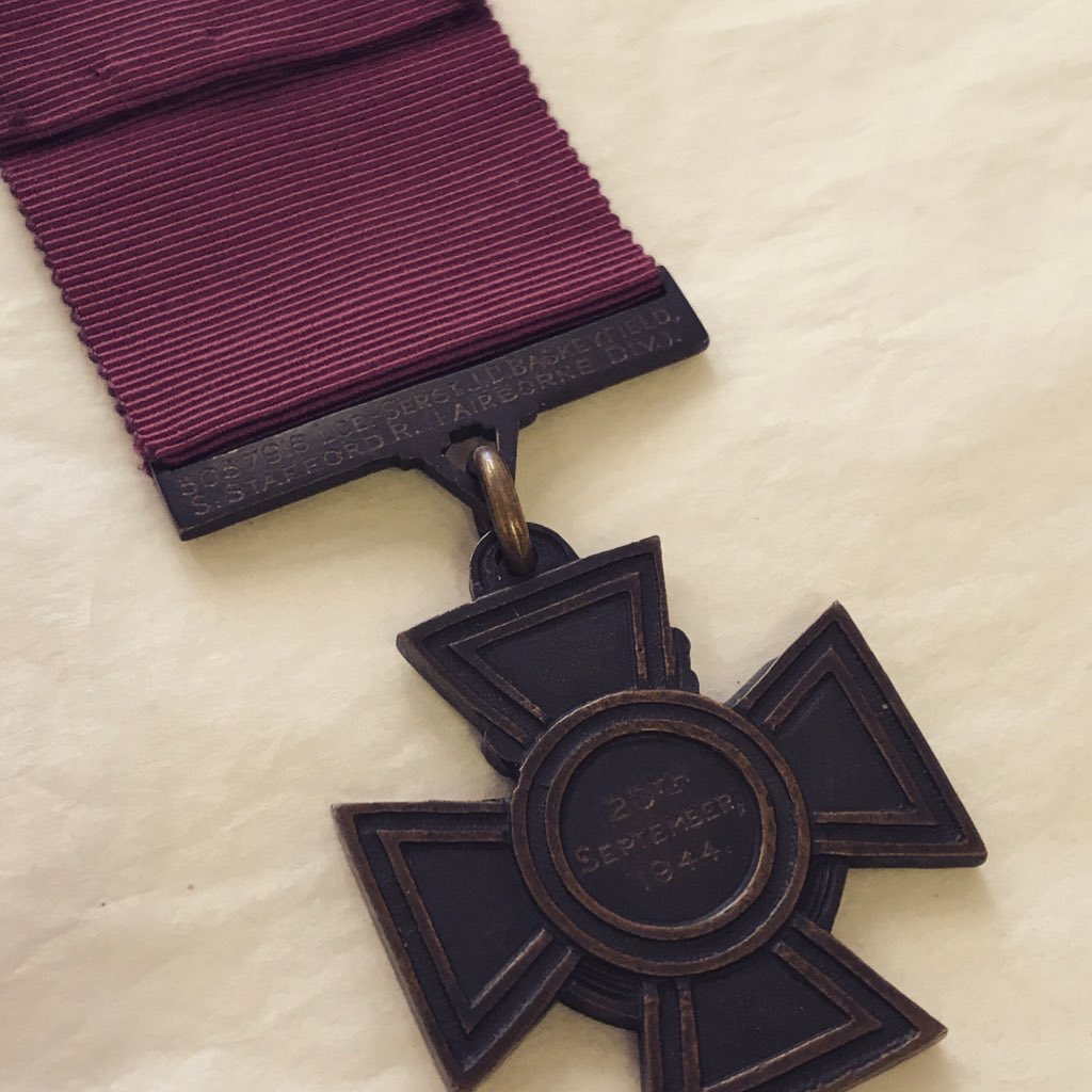 staffsregiment's tweet photo. Our two Victoria Crosses from the Battle of Arnhem have been loaned to @airbornemuseum for an exciting new exhibition, ‘For Valour’. Watch this space for more pictures and information. @MercianRegiment @TheParachuteReg @I_W_M @armymuseumsuk #ForValor #IchDien #SFSH https://t.co/UEY7bd5tPz