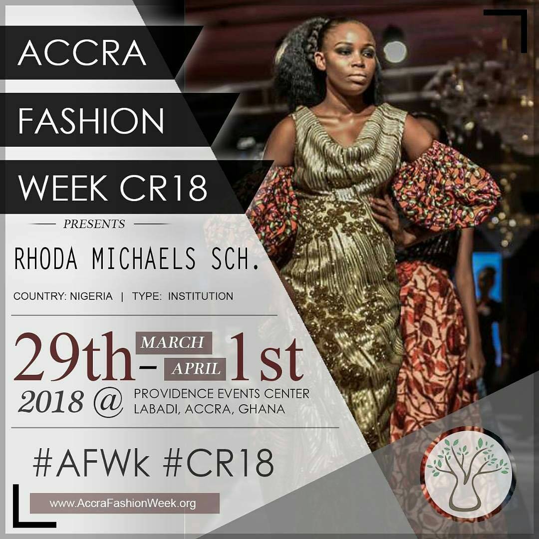 thryllapp's tweet photo. Accra Fashion Week CR18 Presents Rhoda Michaels School On The Runway
Which Starts Today 29th March To 1st April At The Providence Events Center Labadi, Accra.
Don't Miss This, RT to get your friends aware.
#Afwk #CR18 #getHype #rootsDigital #events https://t.co/ekf5KwRgdA