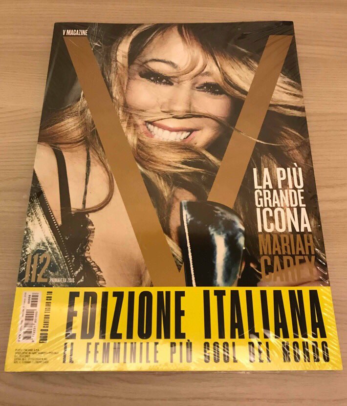 glittering_mc's tweet photo. Disponibile in edicole selezionate, la versione italiana di @vmagazine con @MariahCarey in copertina #V112. Nel frattempo vi ricordiamo la nostra traduzione che potete trovare al seguente link 🦋 https://t.co/eBlrNfuhao
(Si ringrazia il nostro fan Ciro L. per la segnalazione) https://t.co/qFViqv25DS