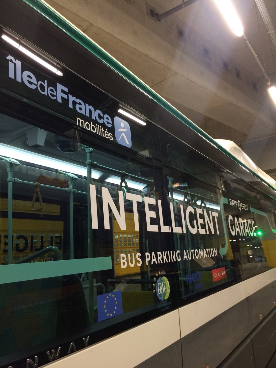 ebsf_2project's tweet photo. #EBSF_2 Paris leader @groupeRATP implemented and tested an intelligent garage! Today guests are experiencing the autonomous parking procedure! @inea_eu @UITPEurope @UTP_Fr https://t.co/0JJi1MDx2k
