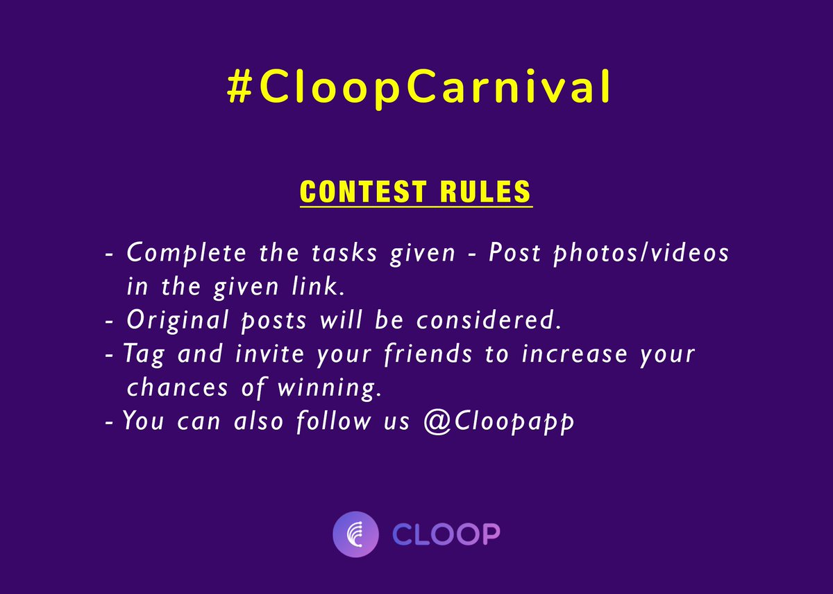Cloopapp's tweet image. Post on bit.do/CloopContests &amp;amp; win lots of prizes. You just have to follow these simple steps. Pick your favorite channel across Food, Fashion, Travel &amp;amp; Masti. #CloopCarnival #CloopContests #ContestAlert #Contests
