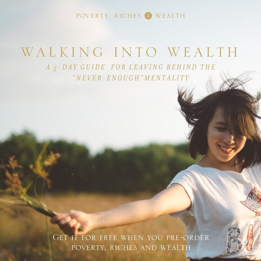 JoyActivist's tweet photo. Free 5-Day ‘Walking in Wealth’ Devotional plus more with pre-order.

https://t.co/cRxwp9knHa

‘Wealthy people have a vision for the legacy they are leaving... are compelled by destiny... and, measure success by the people they help up.’
.@kvministries 

#povertyricheswealth https://t.co/jHjyuYumlH