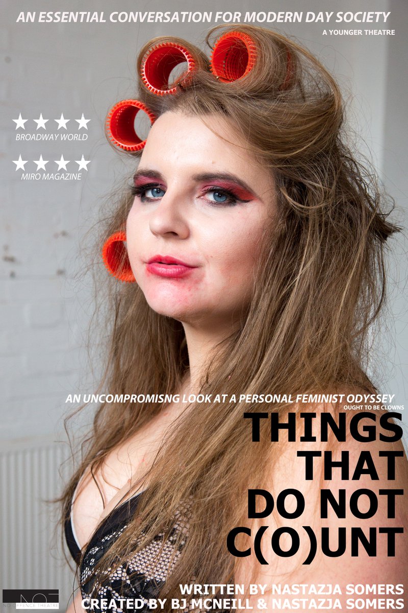 beejmcneill's tweet photo. SUPER EXCITED TO ANNOUNCE THAT AFTER A SUCCESSFUL RUN @VAULTFestival #ThingsThatDoNotCount WILL BE BACK @KingsHeadThtr 8TH & 9TH OF APRIL! WE CANT WAIT! THANKS TO @SpreadburyMaher AND THE WHOLE TEAM FOR HAVING US!
TICKETS BELOW! #THEATRE #ART #FEMINISM
https://t.co/5ovwp6Rmqy https://t.co/Ele4g6zgx3