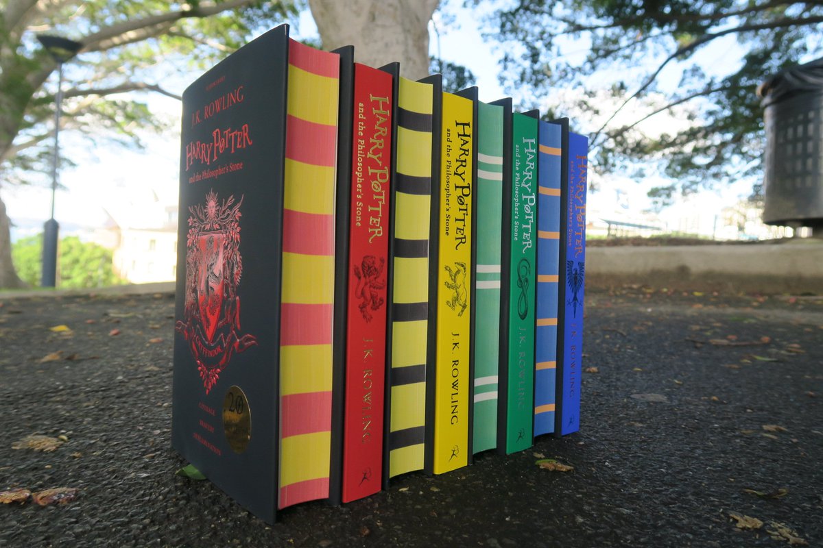 KidsBloomsbury's tweet photo. 30% off the Hogwarts House Editions of Harry Potter and the Philosopher's Stone, and other Harry Potter books? Yes please. Sale runs until midnight on Saturday 31st. https://t.co/uv2emllmaE https://t.co/nWgWpCswPw