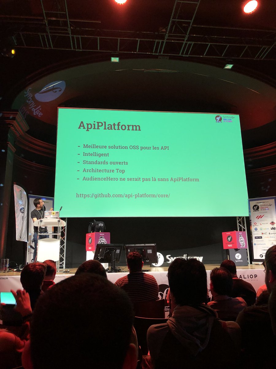 cDaed's tweet image. Merci @de_la_tech  #ApiPlatform #Symfony_Live. @ApiPlatform