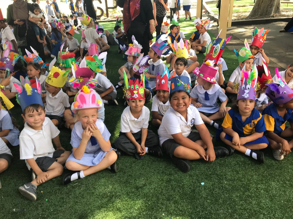 MissFisk2's tweet photo. Such a great afternoon at the @GSPS1889 Easter Hat Parade. Wonderful to see so many unique and creative hat designs. https://t.co/NgVWO4tTyi