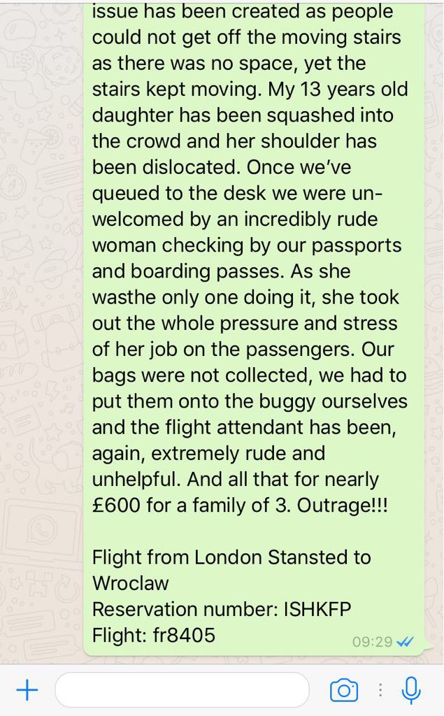 SELAR01's tweet photo. @VisitBritain @Ryanair complaint. I've had enough #Ryanair #theworse #HealthandSafetyhazard #ihateryanair https://t.co/LCc1wD6Oel