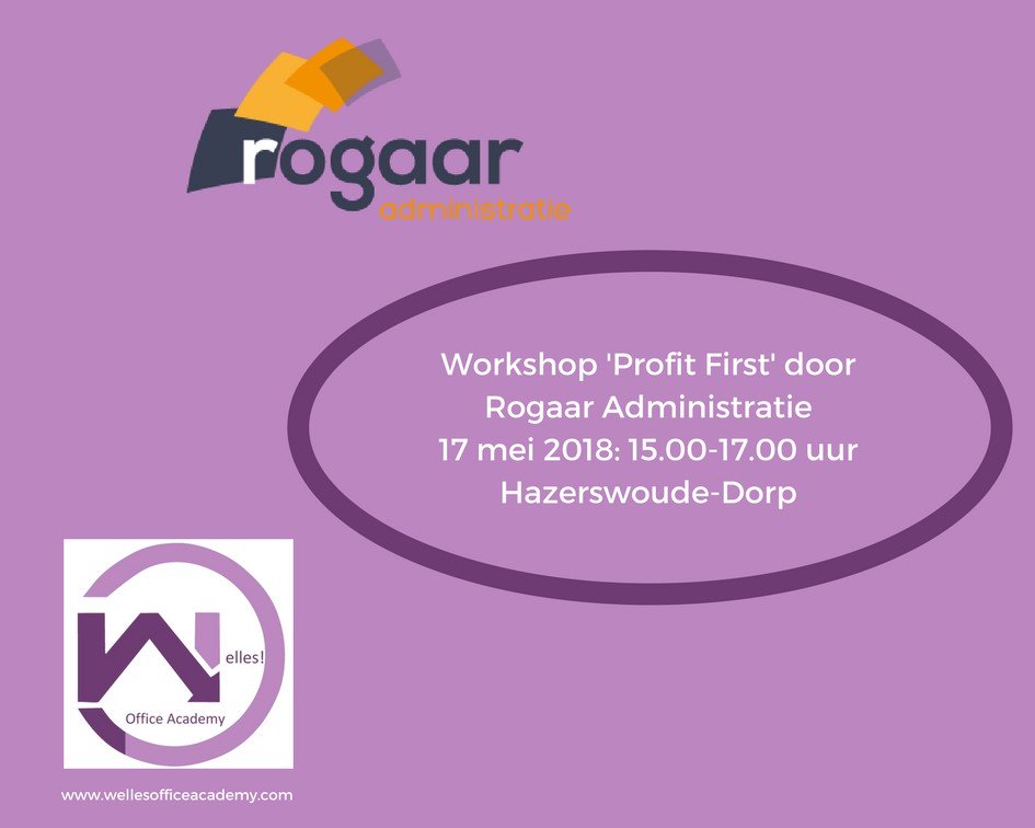 Welles2018's tweet photo. Wederom een mooi workshop voor ondernemers: Profit First in samenwerking met @amandarogaar op donderdag 17 mei 2018. https://t.co/jAbdeGCZlh https://t.co/cO0fqfK3NH