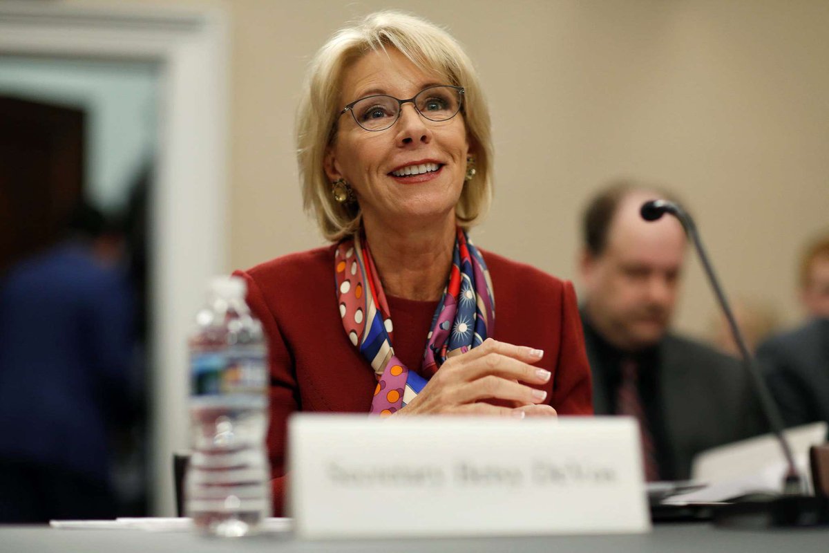 Wallski775's tweet image. Workers accuse Trump administration, DeVos of union-busting #DeVosWatch washingtonpost.com/local/educatio…