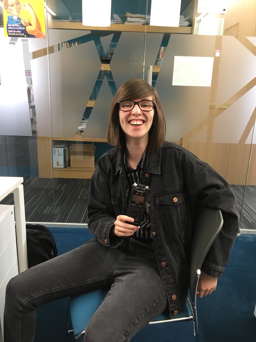 elsacrichardson's tweet image. Talking to Natalie @StrathspeakPod about being a #NewGenerationThinker as well her tutor @ahrcpress @BBCRadio3