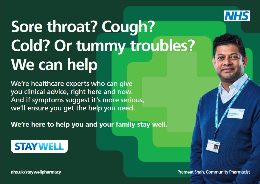 SCAS999's tweet photo. Your local pharmacy is fast &amp; convenient service for minor health concerns with no appointment needed, often with use of private consultation room. Find out more how pharmacies can help you stay well this Easter, along with Easter opening times at https://t.co/lOA29y6N9j https://t.co/kTKamOEXqM