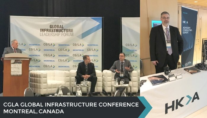 HKAGlobal's tweet photo. Partner & Head of Americas Frank Giunta moderated ‘Building Great Transmission Projects Though Technological Advance’ yesterday at the @CGLA_Infra Global Conference in Montreal, Canada.
The panel included Olivier Ruiz, @generalelectric & Matt Baker, @PrecisionHawk.
#Global11 https://t.co/fgE8ELgbDk