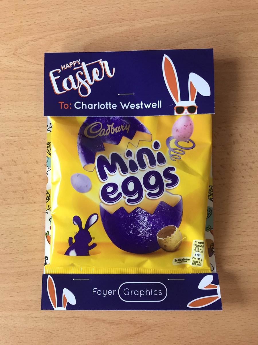 Brave_Marketing's tweet photo. Thank you @FoyerGraphics for my lovely chocolate treat! #Easter #Chocolate https://t.co/vLSo9RoD65