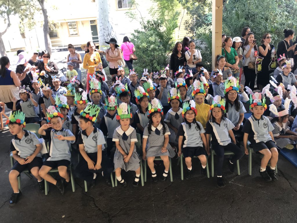 Easter Hat Parade <a href="/CanleyValePS/">Canley Vale PS</a> with great dancing and Ss were so excited to see Easter Bunny!!  <a href="/NiccersWeiss/">Nicole Weiss</a> <a href="/lanham_bradley/">Bradley Lanham</a> <a href="/Mezzie81/">Mary Chau</a> <a href="/mtb1611/">Steven Snell</a> <a href="/lisa_n9/">Lisa Ng</a> <a href="/suecooper63/">Sue Cooper</a>