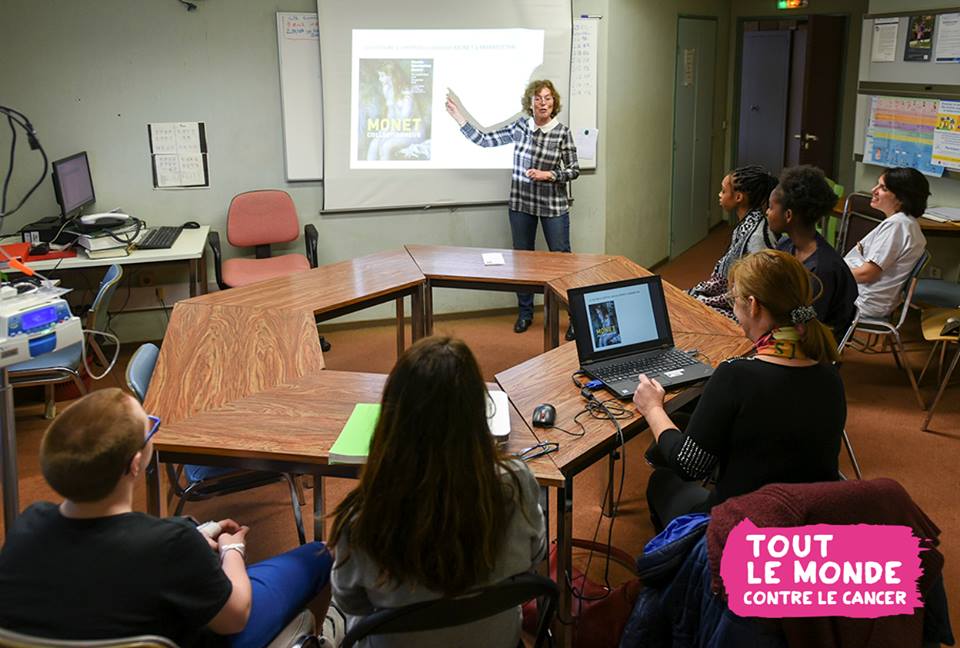 TLMCofficiel's tweet image. Notre opération "L'art à l'hôpital" ne s'arrête plus ! Toujours avec la    complicité de Diane Sieradzki, certifiée d'Histoire, l'exposition « Monet, Collectionneur » était mardi à l'hôpital d’Argenteuil ! #TLMC