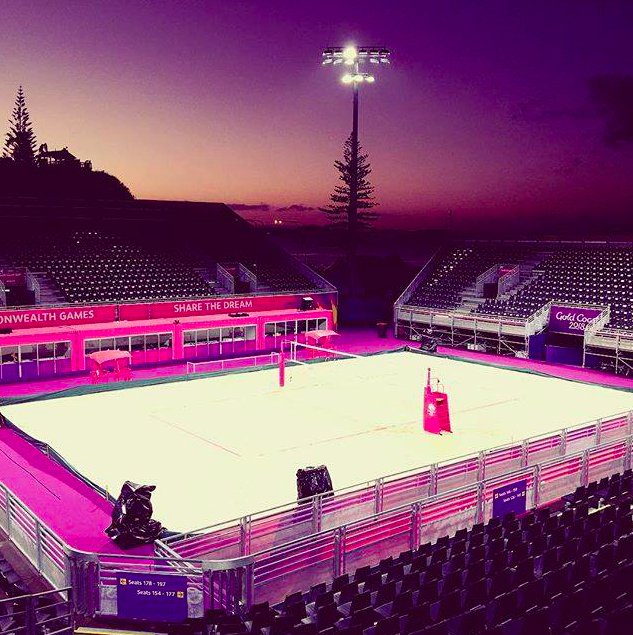 The stage is set. #SHARETHEDREAM #CommonwealthGames 

Photo by Steven Mears.