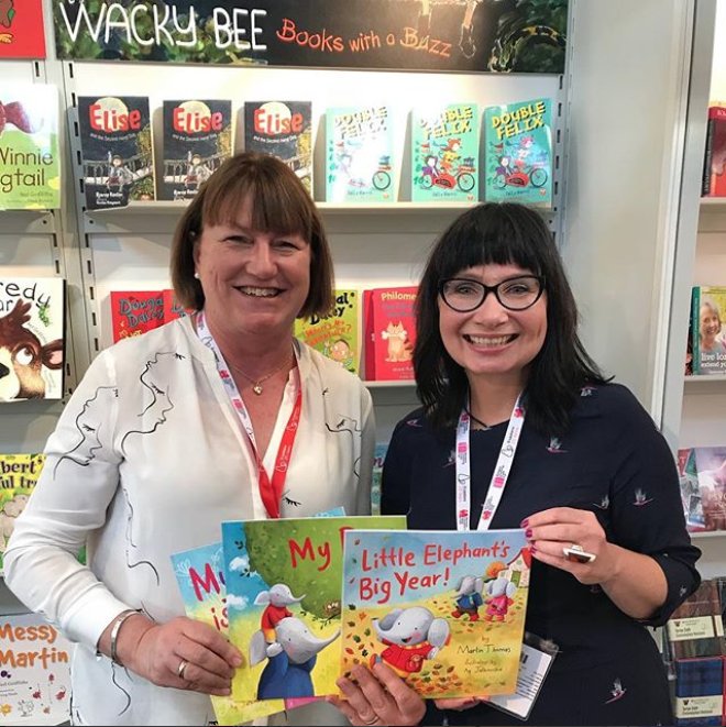 thebookseller's tweet photo. .@ag_lala paid a visit to her UK publisher Lucky Bee at @BoChildrensBook: https://t.co/YzBJljNhai https://t.co/czIVAQ1wNq
